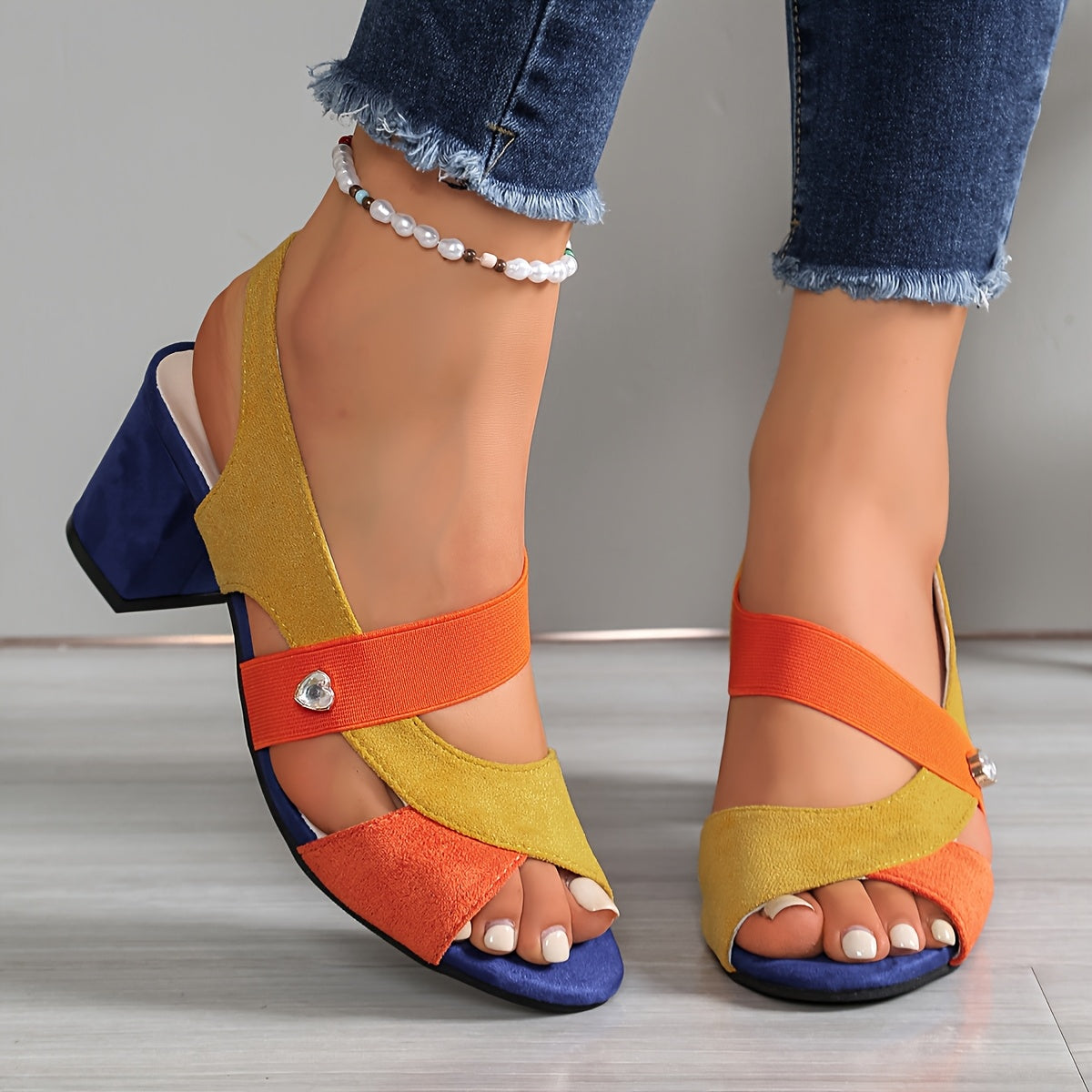 Linda™ | Tacones de bloque ortopédicos