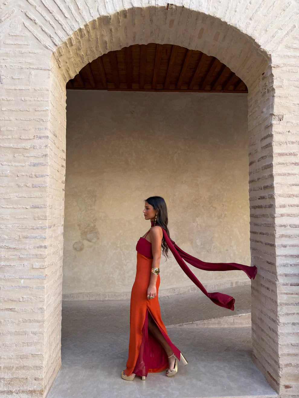 AZAHARA | Vestido Vintage con Espalda Descubierta