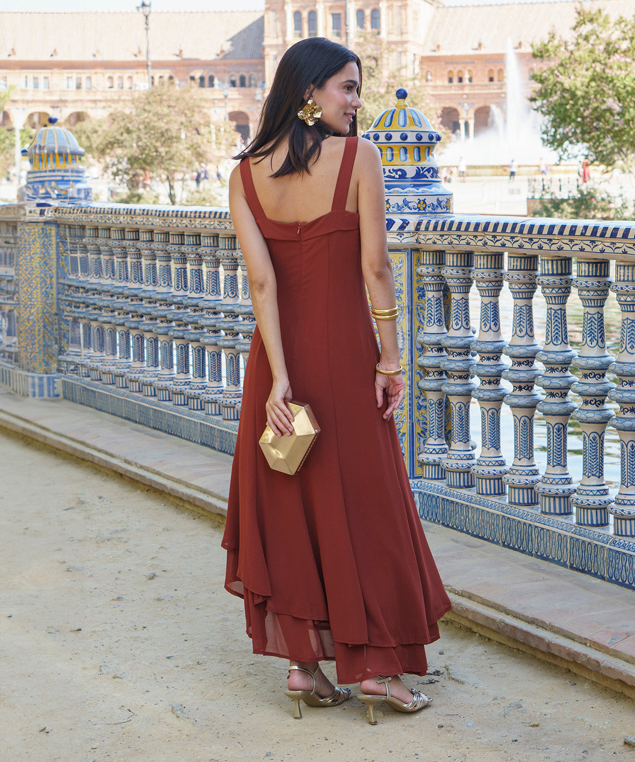Vestido Ryota caldera | Sevilla Boutique